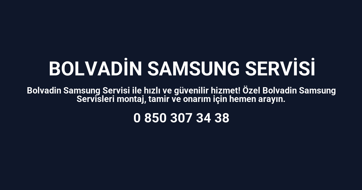 Bolvadin Samsung Servisi